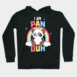 I'm Pan Duh  Panda Pansexual Pride LGBT Hoodie